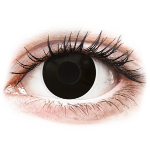 ColourVUE Crazy Lens - nedioptrické (2 čočky) BlackOut