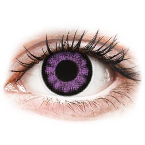 ColourVUE BigEyes - nedioptrické (2 čočky) Ultra Violet