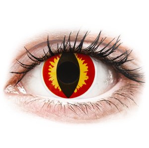 ColourVUE Crazy Lens - nedioptrické jednodenní (2 čočky) Dragon Eyes