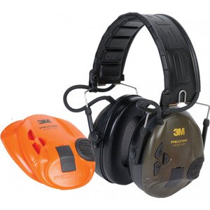 3M™ Elektronický chránič sluchu PELTOR™ SportTac™ 26dB Barva: Olivová / oranžová