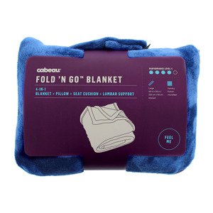 Cabeau Fold'n Go™ 4v1 Cestovní deka z mikrovlákna Barva: Modrá