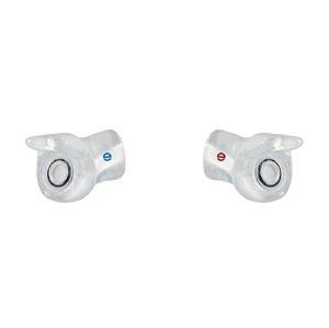 egger ePRO-ER špunty do uší na míru 1 pár Barva tlumících filtrů: Modrá (levé ucho) / Červená (pravé ucho), Úchyt: s úchytem, Utlumení (SNR): 15 dB