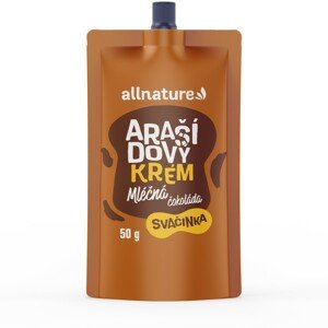 Allnature Arašídový krém s mléčnou čokoládou 50g - datum spotřeby 02/2023