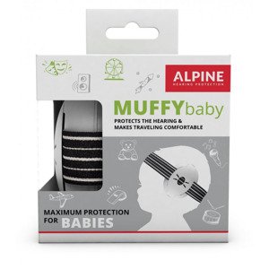 Alpine Muffy Baby Chrániče sluchu pro miminka Barva: Černá
