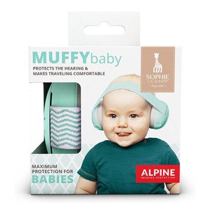 Alpine Muffy Baby Chrániče sluchu pro miminka Barva: Zelená