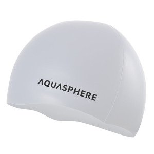 Aqua Sphere plavecká čepice PLAIN SILICONE CAP Barva: Bílá