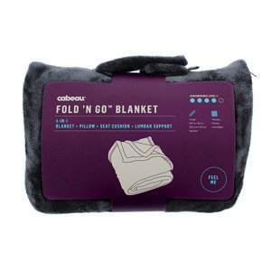 Cestovní deka z mikrovlákna Cabeau Fold'n Go™ Barva: Šedá