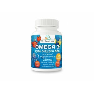 Dr. Natural Omega 3 rybí olej pro děti 250mg - 60 tablet