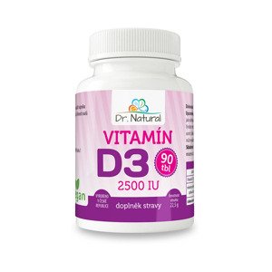 Dr.Natural Vitamín D3 2500 IU 90 tbl.