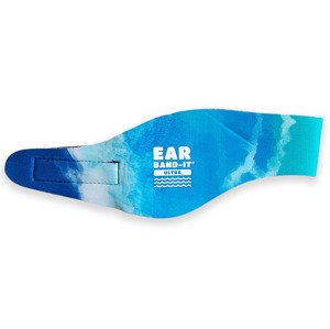 Ear Band-It® Ultra Batikovaná modrá Velikost čelenky: Malá
