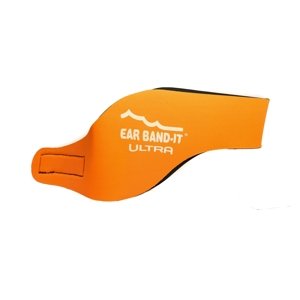 Ear Band-It® Ultra Oranžová čelenka na plavání Velikost čelenky: Malá (1-3 let)