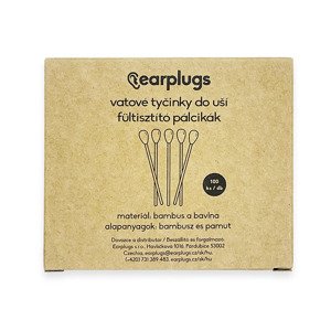 Earplugs vatové tyčinky do uší (100ks)
