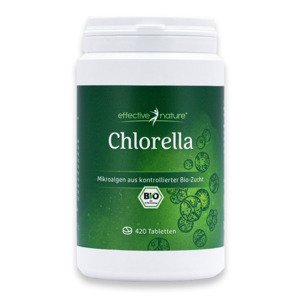 Effective Nature Chlorella tablety Množství v balení: 420 tablet