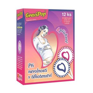 GraviPop® lízátko při nevolnosti v těhotenství 12 ks