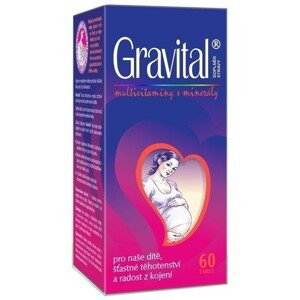 Gravital® - multivitaminy pro těhotné a kojící ženy - 60 tbl.
