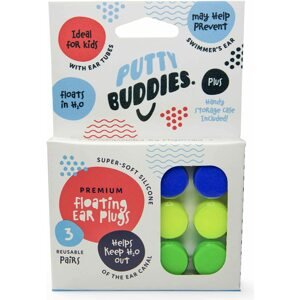 Putty Buddies - 3 páry Barva: Zelená / Žlutá / Modrá