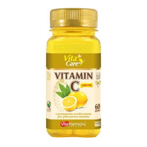 Vitamin C 500 mg s postupným uvolňováním - 60 cps.